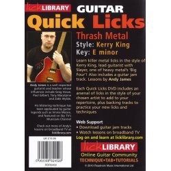 Lick Library: Guitar Quick Licks - Kerry King Thrash Metal