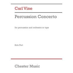 Carl Vine:  Percussion Concerto  (Solo Part)
