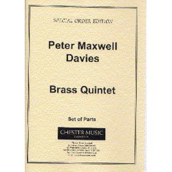 Peter Maxwell Davies: Brass Quintet (Parts)