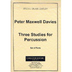 Peter Maxwell Davies: Three Studies For Percussion Parts