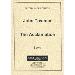 John Tavener: The Acclamation (Score)