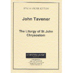 John Tavener: The Liturgy Of St. John Chrysostom (Vocal Score)