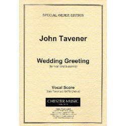 John Tavener: Wedding Greeting Vocal Score