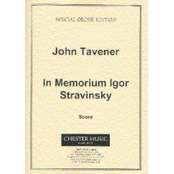 John Tavener: In Memorium Igor Stravinsky
