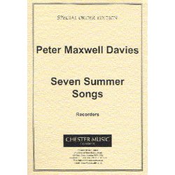 Peter Maxwell Davies: Seven Summer Songs Recorder Part