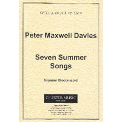Peter Maxwell Davies: Seven Summer Songs Soprano Glockenspiel Part