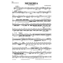 Esa-Pekka Salonen: Memoria For Wind Quintet (Parts)