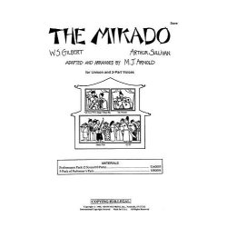 Gilbert And Sullivan: The Mikado (Arr M.J. Arnold) - Score