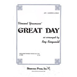 Vincent Youmans: Great Day (SATB)