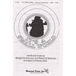 Sherman/Sherman: It's A Small World (SATB)
