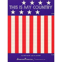 This Is My Country For Voice And Piano