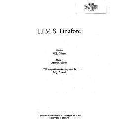 William Gilbert/Arthur Sullivan: H.M.S. Pinafore (5 Pack Choral Parts)