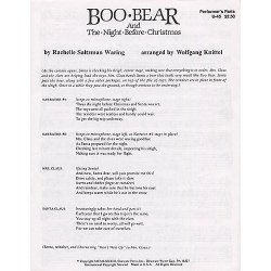 Boo Bear And The Night Before Xmas Choral Part