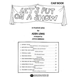 Let?s Put On A Show Performer?s Part