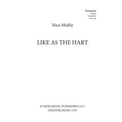 Muhly Nico Like As The Hart Violin & Percussion Parts