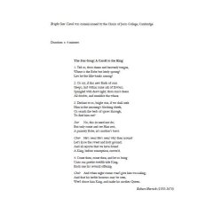 Nico Muhly: Bright Star Carol