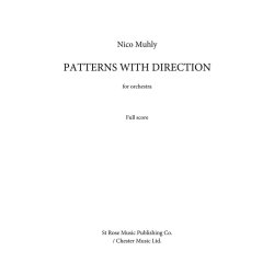 Nico Muhly: Patterns With Direction (Full Score)
