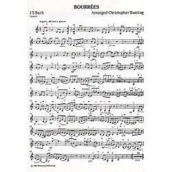 J.S. Bach: Bourrees (Violin 1 Part)