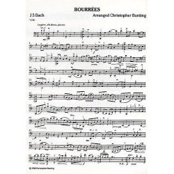 J.S. Bach: Bourrees (Cello Part)