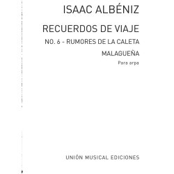 Albeniz: Rumores De La Caleta Malaguena for Harp
