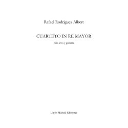 Rafael Rodriguez Albert: Cuarteto En Re Mayor (Parts)