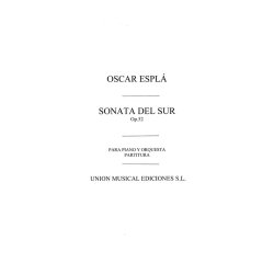 Espla Sonata Del Sur Op.52 Pf/orch M/s