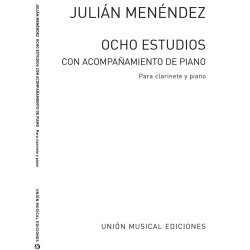 Menendez: Ocho Estudios for Clarinet