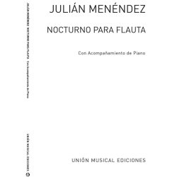 Menendez: Nocturo For Flute And Piano