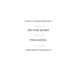 C. Rustichelli/Asins Arbo: Sin Ti Me Muero/Un Paso Al Frente (Melody/Percussion)