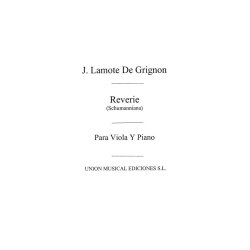 Lamote De Grignon: Reverie (Amaz) for Viola and Piano