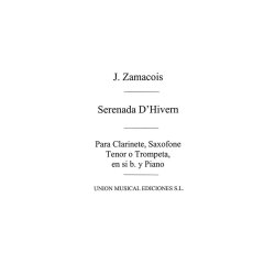 Zamacois/ Amaz:  Serenade D'hivern for Clarinet and Piano