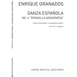 Enrique Granados: Danza Espanola No.6 For Clarinet (Tenor Sax) And Piano