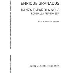 Granados: Danza Espanola No.6 Rondalla Aragonesa (Amaz) for Cello and Piano
