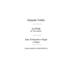 Toldra: La Font (Amaz) for Cello and Piano