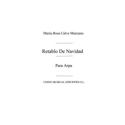 Calvo Manzano: Retablo De Navidad for Harp