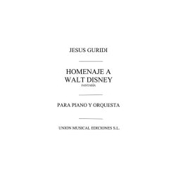 Guridi Homeaje De Walt Disney Two Pianos