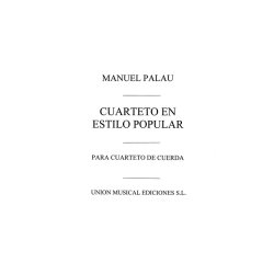 Palau Cuarteto En Estilop Popular String Quartet Sc/pts