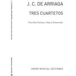 Juan Arriaga: Tres Cuartetos For String Quartet (Parts)