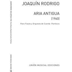 Joaquin Rodrigo: Aria Antigua For Flute And String Orchestra