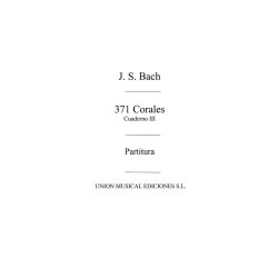 Bach: 371 Corales Volume 3 for Organ