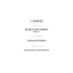 Albeniz Puerta De Tierra Bolero (garcia Fortea) Guitar