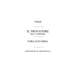 Verdi: Il Trovatore Aria Y Miserere (Arcas) for Guitar