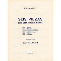 Granados Ecos De La Parranda No.2 (azpiazu) Seis Piezas