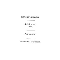 Granados: Zambra No.5 Ss Pzas Sobre Cantos Pplrs Esp for Guitar