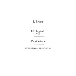 Broca: El Elegante, Vals for Guitar