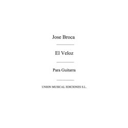 Broca: El Veloz, Vals (Balaguer) for Guitar