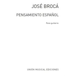 Broca: Pensamiento Espanol (Balaguer) for Guitar