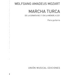 W.A. Mozart: Marcha Turca (Sonata No.11 In A K.331) (Guitar)