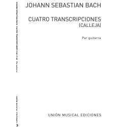 Bach: Cuatro Transcripciones (Calleja) for Guitar