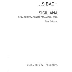 Bach: Siciliana De La Sonata I Para Violin (Segovia) for Guitar